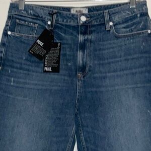 PAIGE VINTAGE COLLECTION SARAH SLIM HIGH RISE EMBARCADERO STRETCH JEAN 32x27 NWT